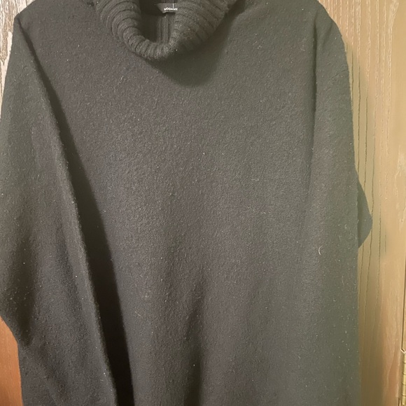 Moda Internacional Black wool turtleneck sweater - Large - Picture 3 of 6